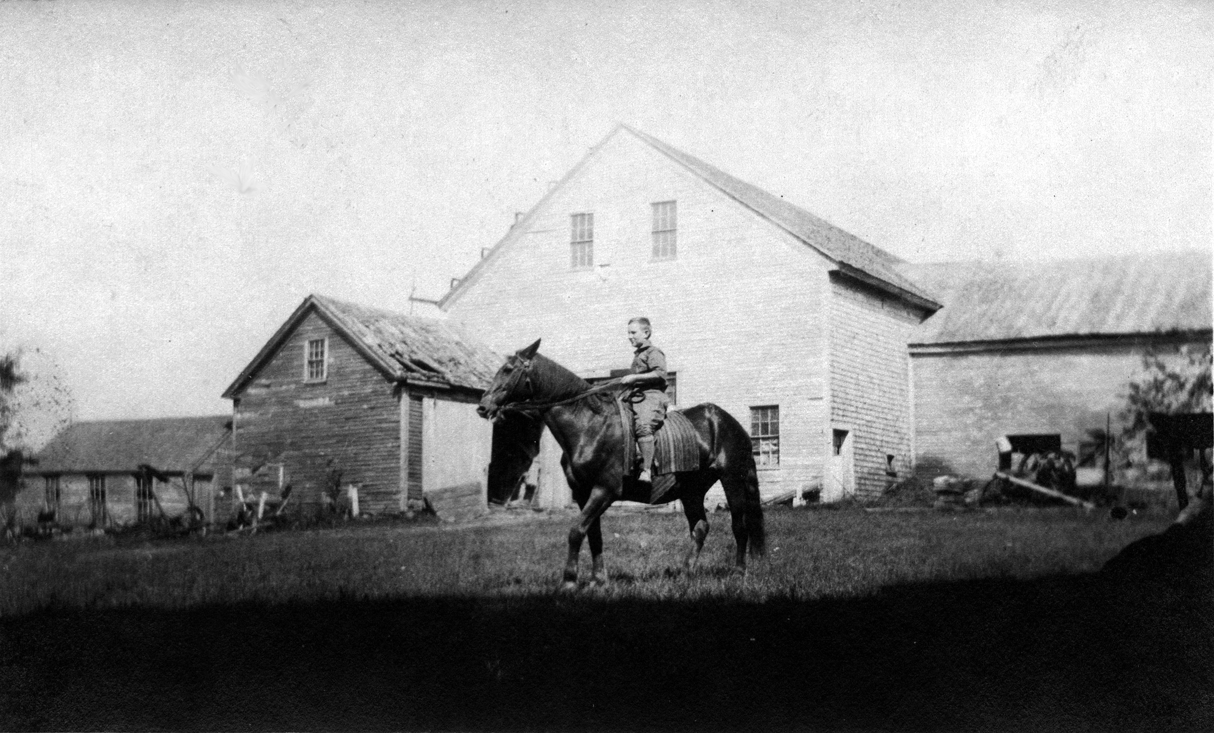 Barn & Blacksmith Shop View